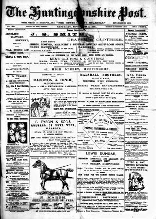 cover page of Hunts Post published on November 6, 1897