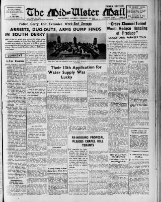 cover page of Mid-Ulster Mail published on February 28, 1959