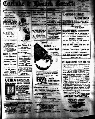cover page of Carluke and Lanark Gazette published on November 30, 1934