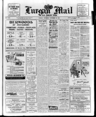 cover page of Lurgan Mail published on November 15, 1947