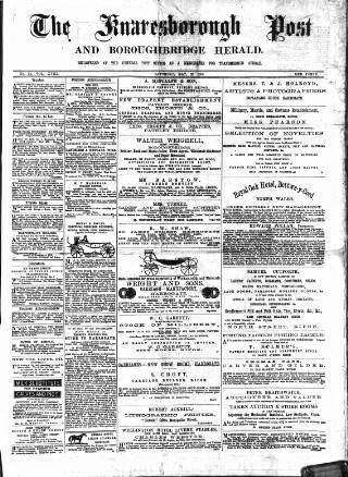 cover page of Knaresborough Post published on May 29, 1880