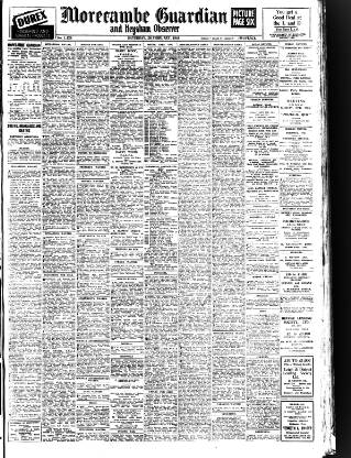 cover page of Morecambe Guardian published on February 28, 1948