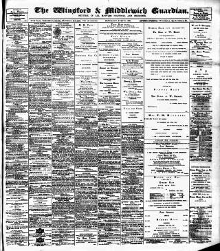 cover page of Winsford & Middlewich Guardian published on July 6, 1901
