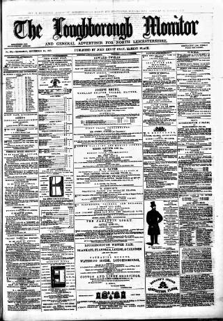 cover page of Loughborough Monitor published on November 15, 1860