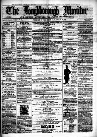 cover page of Loughborough Monitor published on February 28, 1861