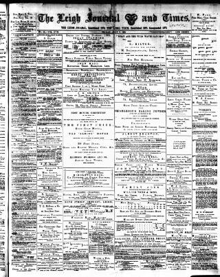 cover page of Leigh Journal and Times published on July 6, 1888