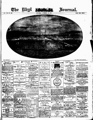 cover page of Rhyl Journal published on November 30, 1878