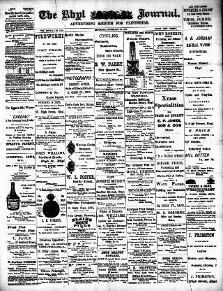 cover page of Rhyl Journal published on November 13, 1897