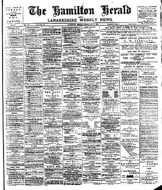 cover page of Hamilton Herald and Lanarkshire Weekly News published on February 28, 1902