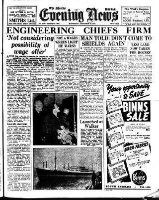 cover page of Shields Daily News published on December 30, 1953