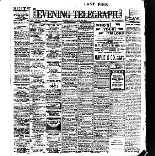 cover page of Dublin Evening Telegraph published on May 29, 1911
