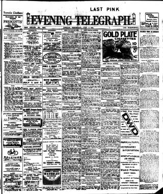 cover page of Dublin Evening Telegraph published on July 6, 1911