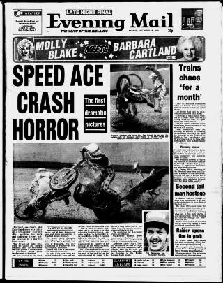cover page of Birmingham Mail published on September 18, 1989