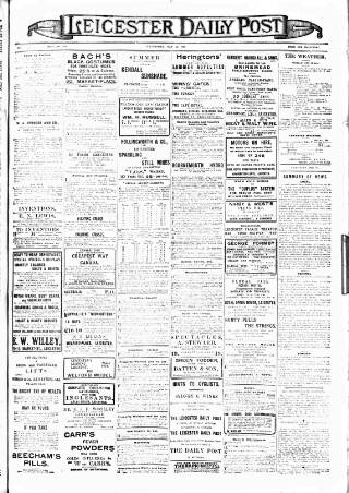 cover page of Leicester Daily Post published on May 29, 1912