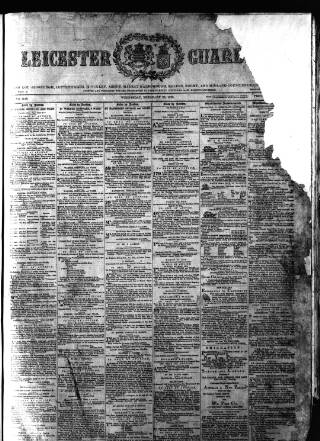 cover page of Leicester Guardian published on February 28, 1872