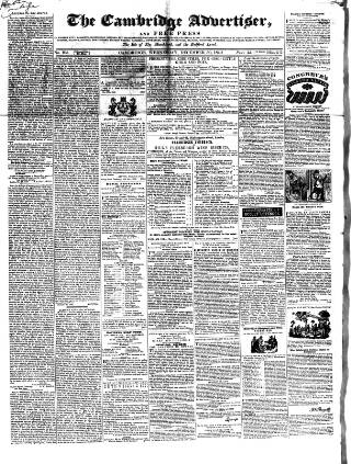 cover page of Cambridge General Advertiser published on December 30, 1840