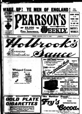 cover page of Pearson's Weekly published on July 6, 1905