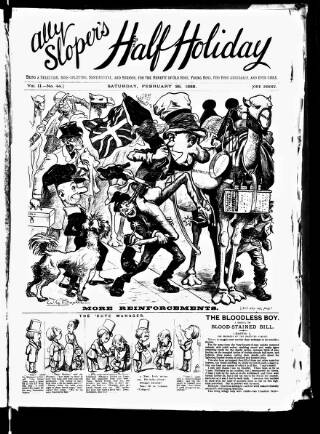 cover page of Ally Sloper's Half Holiday published on February 28, 1885