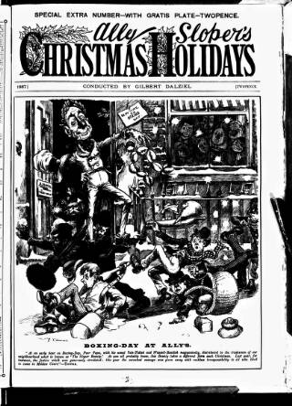 cover page of Ally Sloper's Half Holiday published on December 30, 1887
