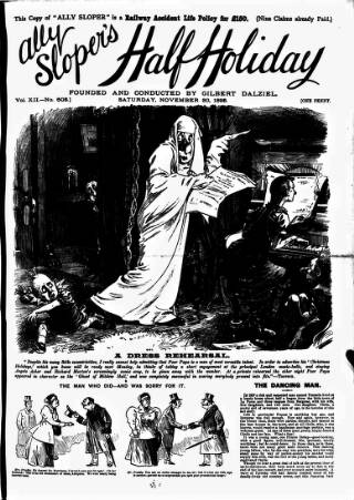 cover page of Ally Sloper's Half Holiday published on November 30, 1895