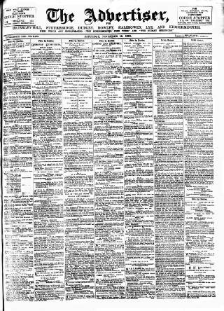 cover page of County Advertiser & Herald for Staffordshire and Worcestershire published on November 15, 1902