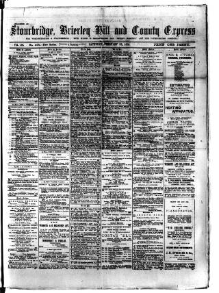cover page of County Express published on February 28, 1891