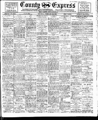 cover page of County Express published on February 28, 1914