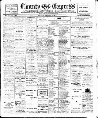 cover page of County Express published on December 30, 1916