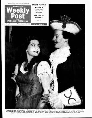 cover page of Birmingham Weekly Post published on December 30, 1955