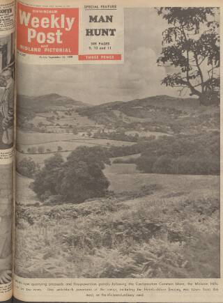 cover page of Birmingham Weekly Post published on September 18, 1959