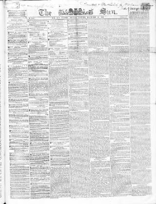 cover page of Sun (London) published on December 30, 1867