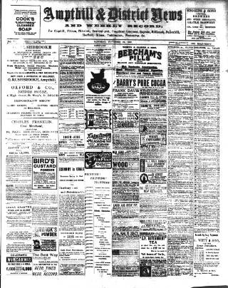 cover page of Ampthill & District News published on November 15, 1902