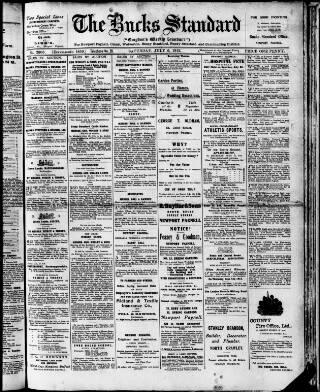 cover page of Bucks Standard published on July 6, 1912