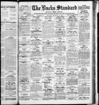 cover page of Bucks Standard published on September 18, 1926
