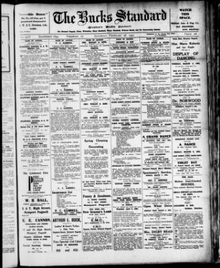 cover page of Bucks Standard published on February 28, 1931