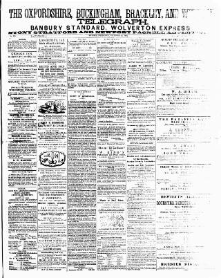 cover page of Oxfordshire Telegraph published on December 30, 1863