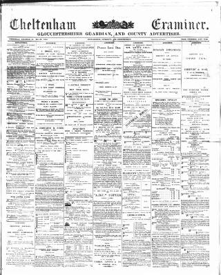 cover page of Cheltenham Examiner published on December 30, 1891