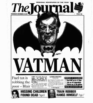 cover page of Newcastle Journal published on November 30, 1994