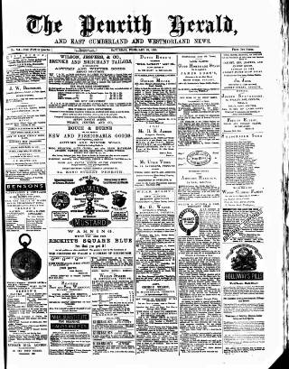 cover page of Cumberland & Westmorland Herald published on February 28, 1880