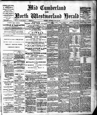 cover page of Cumberland & Westmorland Herald published on May 29, 1897