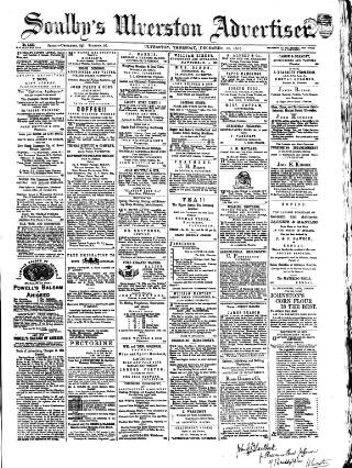 cover page of Soulby's Ulverston Advertiser and General Intelligencer published on December 30, 1875