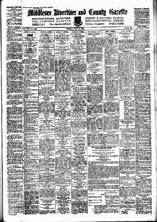 cover page of Uxbridge & W. Drayton Gazette published on July 6, 1945