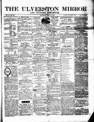 cover page of Ulverston Mirror and Furness Reflector published on September 18, 1875