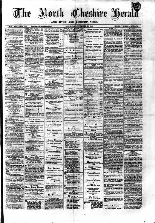 cover page of North Cheshire Herald published on November 30, 1878