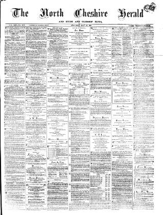 cover page of North Cheshire Herald published on May 29, 1880
