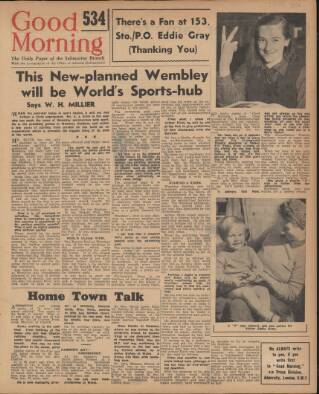 cover page of Good Morning published on December 30, 1944