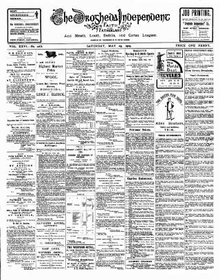 cover page of Drogheda Independent published on May 29, 1909