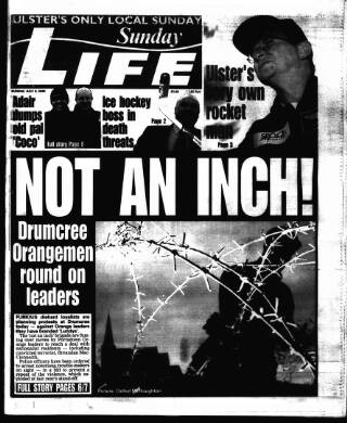 cover page of Sunday Life published on July 6, 2003