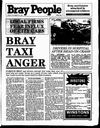 cover page of Bray People published on November 15, 1991