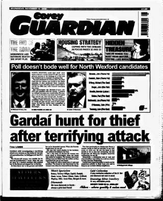 cover page of Gorey Guardian published on November 15, 2006